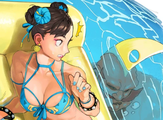 UDON shares cover art and preview images for the Street Fighter Swimsuit Sp...