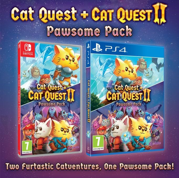 PR - The Cat Quest 'Pawsome Pack' (featuring Cat Quest and Cat Quest II) is out now!