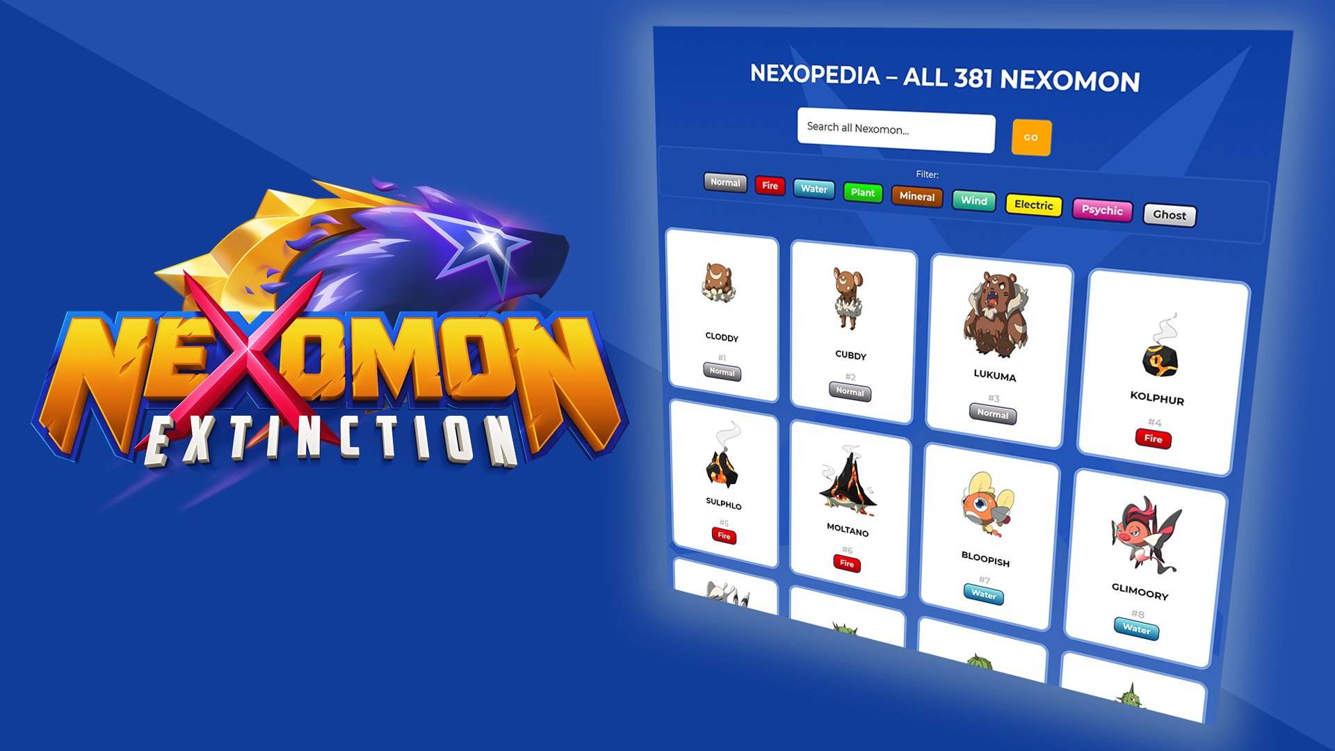 nexomon extinction all nexomon locations
