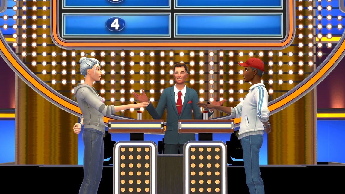 set up family feud game
